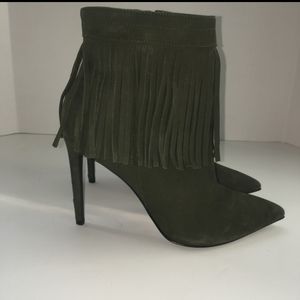 Cirede Aldo Olive green ankle bootie